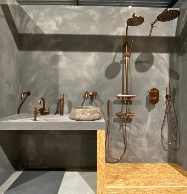 Haal de nieuwe badkamer trend in huis brons