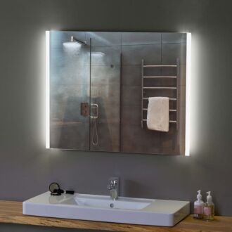Badkamerspiegel met cm met Zijverlichting Duo Ambiance met Verwarming Anti Condens