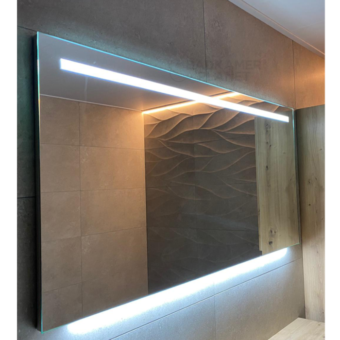 Badkamerspiegel met Verlichting met Onderverlichting 120 cm