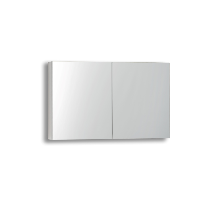 Polijsten Aggregaat Verliefd Spiegelkast 100 cm zonder Verlichting Wit